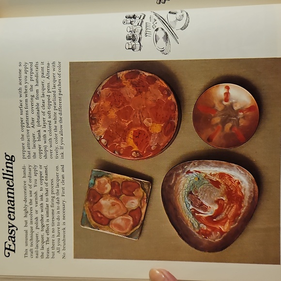 'The beautiful crafts book' 1976 Sterling Publishing decoupage Papercraft - Picture 8 of 9